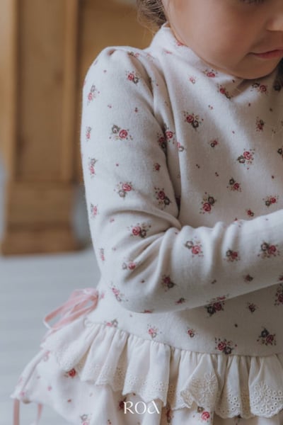 ROA22｜(80cm-120cm) 2色蕾絲蛋糕裙擺上衣7