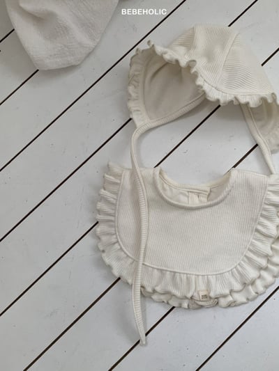 Bebe holic16｜(3m-18m) 摺邊背心/摺邊帽子套裝10
