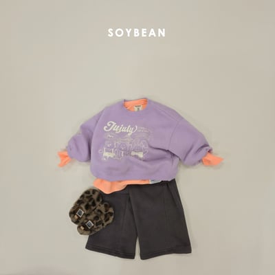 Soybean59｜(75cm-118cm) 按扣直筒棉褲14