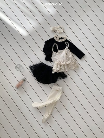 Bebe holic49｜(6m-18m) 薄紗裙包屁褲6