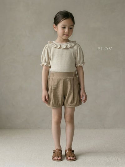 Mon petit19｜(73-118cm) 荷葉花邊公主袖上衣10