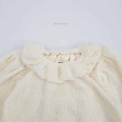 bebe nine41 (65cm-115cm) 2色抓絨荷葉領套裝9