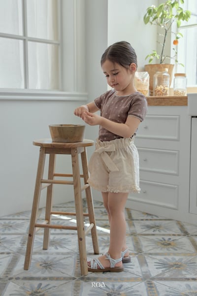 ROA25｜(6m-18m) 2色蕾絲滾邊碎花上衣17