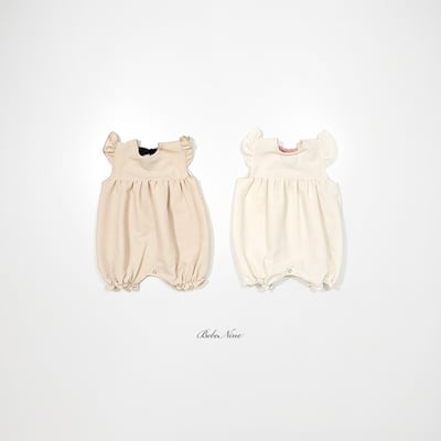 bebe nine29  (6m-24m) 2色小荷葉邊蝴蝶服2