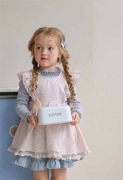 FLO03｜(free) 3色格紋蝴蝶結髮夾5