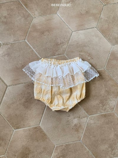 Bebe holic10｜(3m-18m) 碎花蕾絲褲11