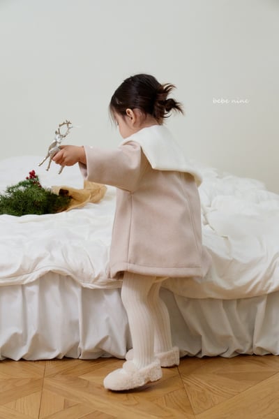 bebe nine47 (65cm-115cm) 2色法式翻領大衣外套2