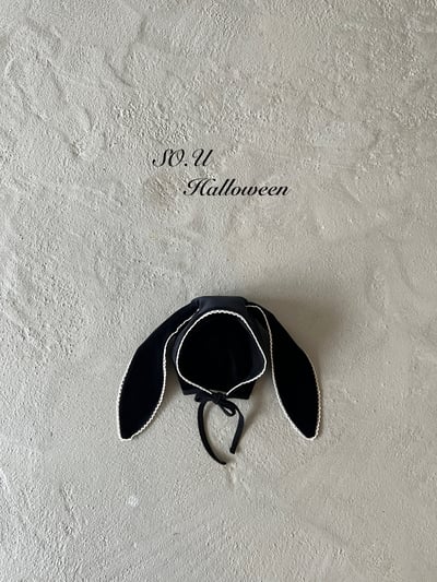 SO.U01｜(Free)  絨毛兔耳朵帽3