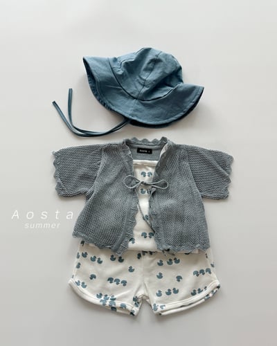 AOSTA33｜(6m-5y) 3款綁帶針織開衫外套10