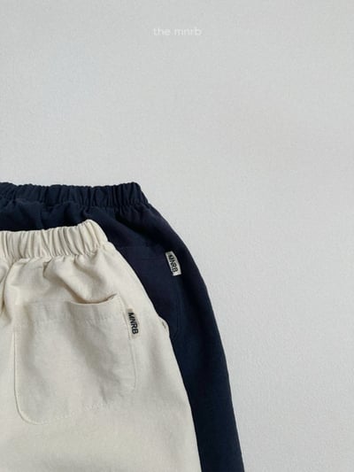 MiniRobe38｜(70-110) 雙鈕扣卡其直筒褲7