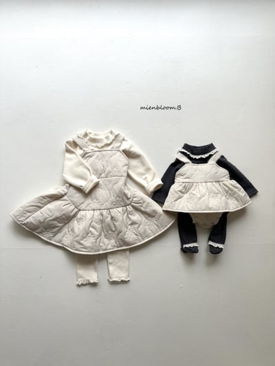 Bloom.b49｜(0m-24m) 蝴蝶結印花絎縫包屁衣10