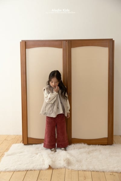 ALADIN08｜(75cm-114cm) 磨毛雙口袋直筒長褲21