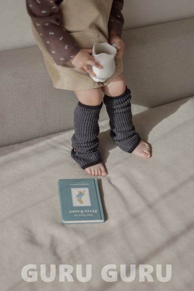 GURU GURU03｜(6m-24m) 3色羅紋腳套襪9