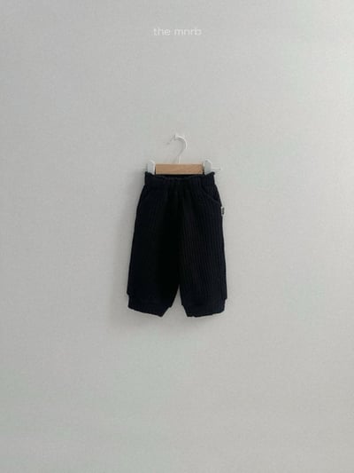 MiniRobe18｜(70-110) 華夫格縮口褲4