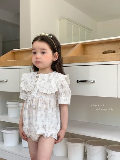 JE18｜(66-120cm) 碎花翻領包屁衣/洋裝9