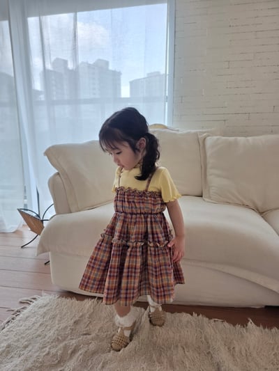 Color18｜(75-115cm) 素面捲邊上衣14