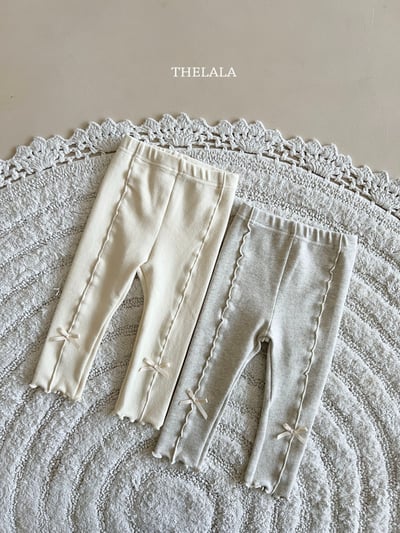 thelala36｜ (1y-6y) 蝴蝶結捲邊內搭褲5