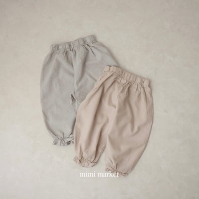 mimi market07 (75-90cm)  素色束腳褲2