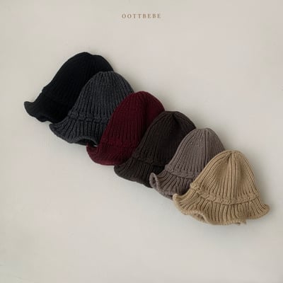 Oottbebe53｜(6m-3y  Free)  針織漁夫帽1