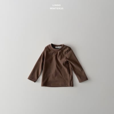 Lindo45｜(80cm-125cm) 基本款圓領素面上衣6