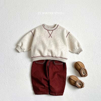 vivid93｜(78cm-125cm) 經典縫線滾邊休閒套裝13