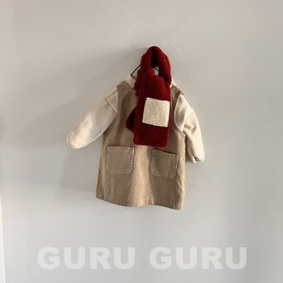 GURU GURU05｜(6m-24m) 3色刷毛圍巾4