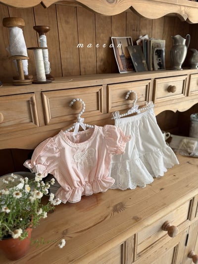 Marron21｜(1y-6y) 愛麗絲蝴蝶襯衫9