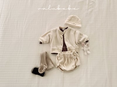 Valubebe25｜(65-80) 華夫格燈籠短褲6