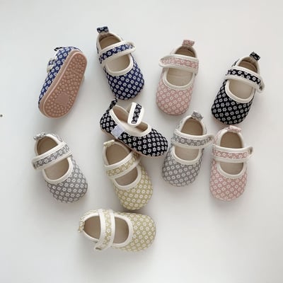 日系小花學步鞋1