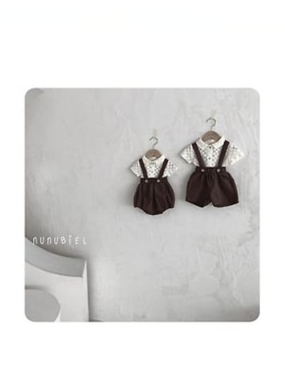 NUNU BIEL10｜(65-115cm) 可愛吊帶褲7