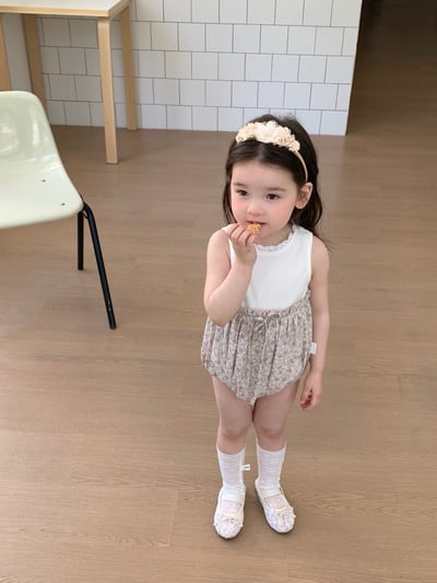 JE52｜(66-100cm) 無印花邊包屁衣/套裝16