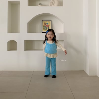 Fondue 10｜(75cm-120cm)  條紋絨毛長褲10