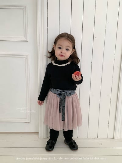 JE 396｜(73-110cm)  氣質蕾絲褲裙11