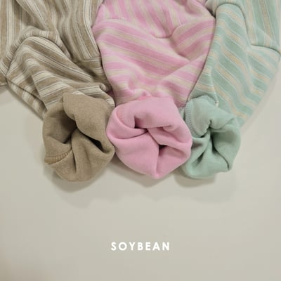 Soybean07｜(75cm-118cm) 條紋有領上衣2
