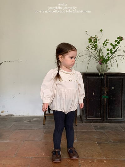 JE474｜(66-90cm) 蕾絲刺繡包屁衣17