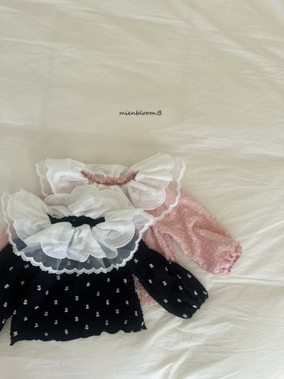 Bloom.b51｜(0m-7y) 蕾絲領印花上衣3