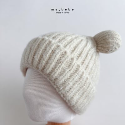 my_bebe36｜(12m~6y) 小熊反折毛帽11