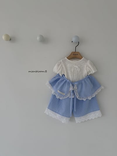 Bloom.b52｜(55cm-118cm) 格紋綁帶圍裙9