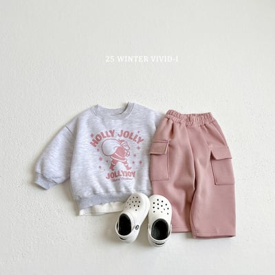 vivid14｜(78cm-125cm) 口袋工裝棉褲7