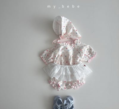 my_bebe25｜(80-120cm) 薄紗雙層裙2