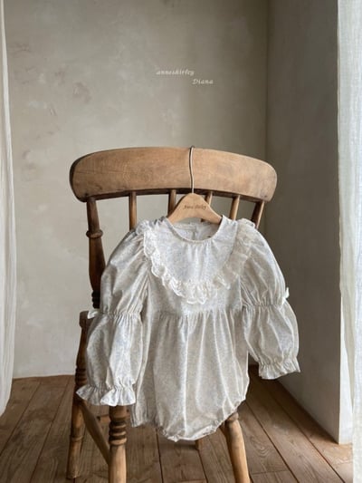 Anne Shirley07｜(3m-22m) 1色蕾絲碎花公主包屁衣3