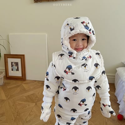 Oottbebe62｜(0m-7y  Free)  雪人防寒滑雪帽10