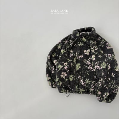 lala land80｜(mom) 1色印花刷毛拉鍊外套16