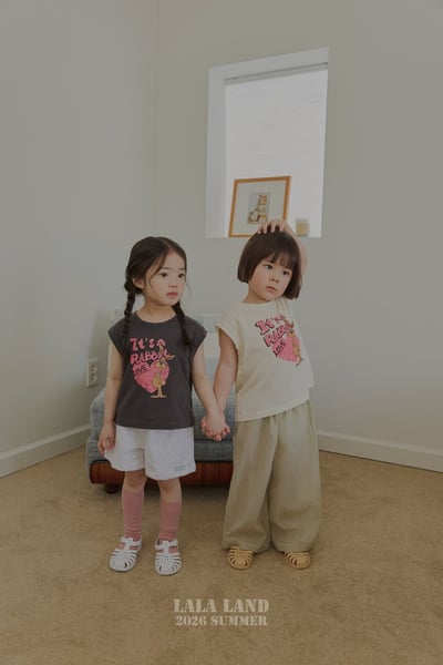 lala land56｜(75-120cm) 2色美式小兔印花背心15