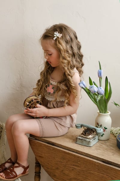 FLO07｜(75-140) 蕾絲彈力緊身褲11