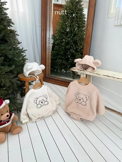 Nutt06｜(3m-16m) 小熊刷毛含小熊帽22