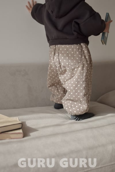 GURU GURU21｜(6m-24m) 3色波點縮口褲8