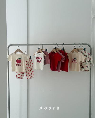 AOSTA41｜(6m-5y) 2款甜美水果插圖上衣7