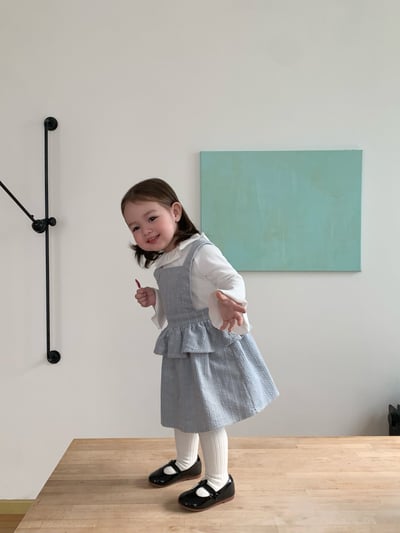 JE637｜(73cm-110cm) 麻花和葉背心洋裝/喇叭袖上衣14