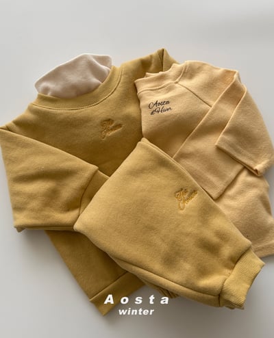 AOSTA28｜(6m-5y) 磨毛簡約上衣10
